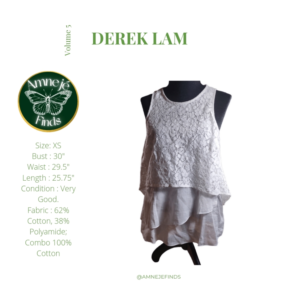 Derek Lam 10 Crosby Crew Neck Sleeveless Blouse